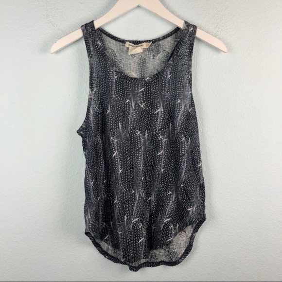 Isabel Marant X HM Feather Print Linen Tank, XS - Picture 3 of 6